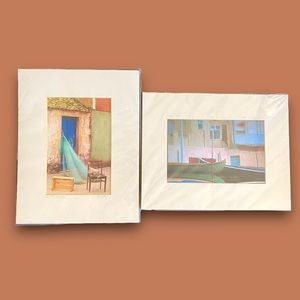 NEW David Stern Portuguese Giclée Art Photography Prints Signed, Set of 2 11x14
